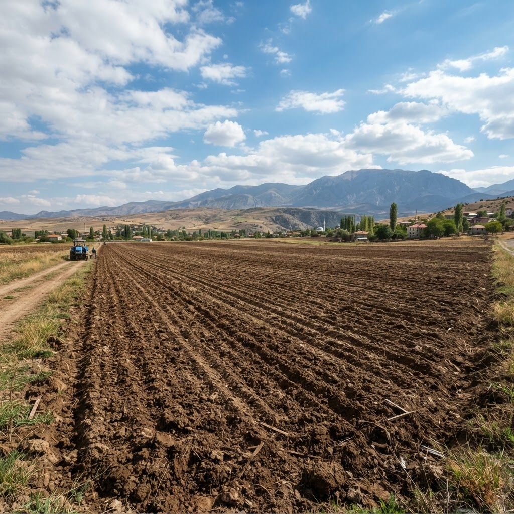 Sulanabilir 25 Dönüm Verimli Tarla — Yola Cepheli